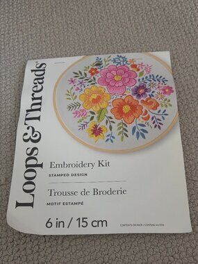 Floral Embroidery Kit